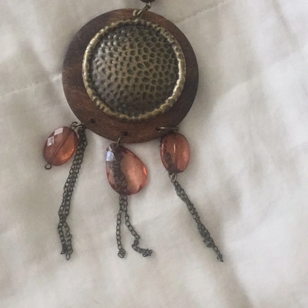 Multi-Media Shirt Necklace